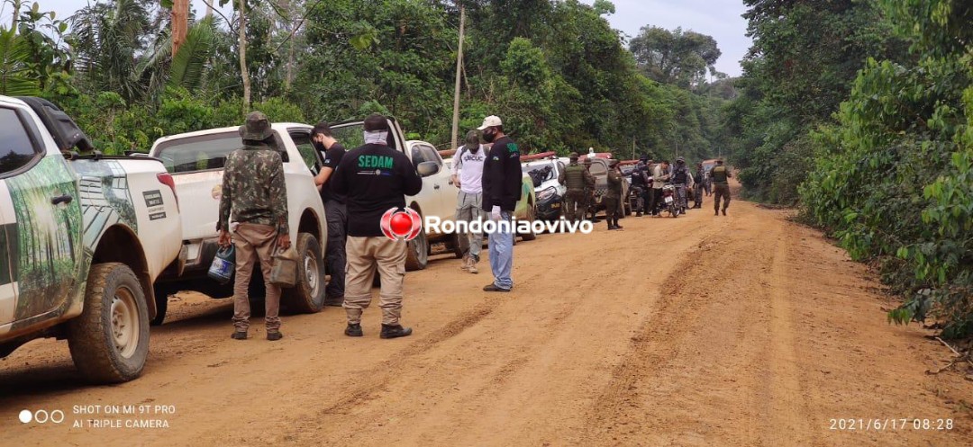 BICO DO PARQUE: Megaoperação é deflagrada para retirar invasores de Parque Estadual em Rondônia