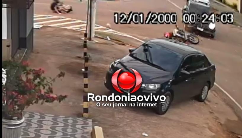 VÍDEO: Câmera registra violento impacto entre GWM Ora e motocicleta no Centro