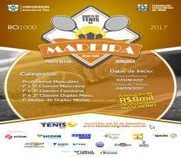 Porto Velho vai ser palco do maior campeonato de Tênis de Rondônia