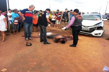 Motorista embriagado atropela e mata motociclista na BR 364