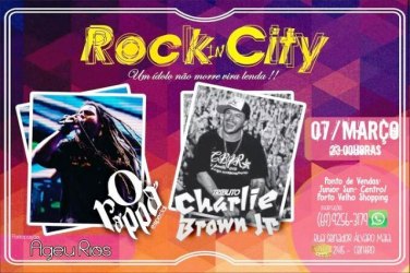 Rock In City apresenta Tributo Charlie Brown Jr + Especial O Rappa