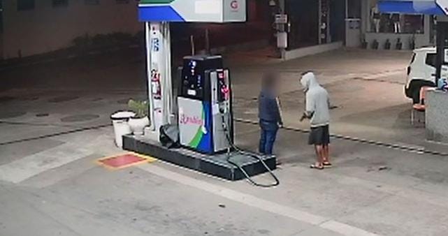 DUPLA EM MOTO: Assaltantes rendem frentista e fazem roubo em posto de combustíveis 