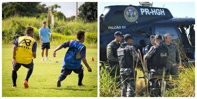 Bandidos invadem centro de treinamento roubam jogadores e comissão técnica 