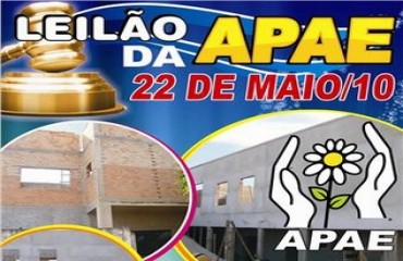 APAE de Jaru realizará leilão em Prol ao término da construção de sua nova sede