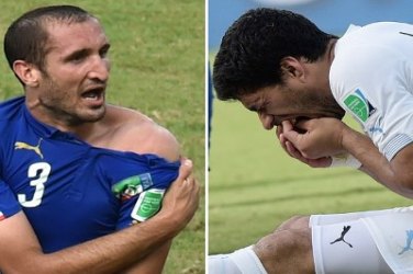 Luis Suárez pede desculpas por morder Chiellini