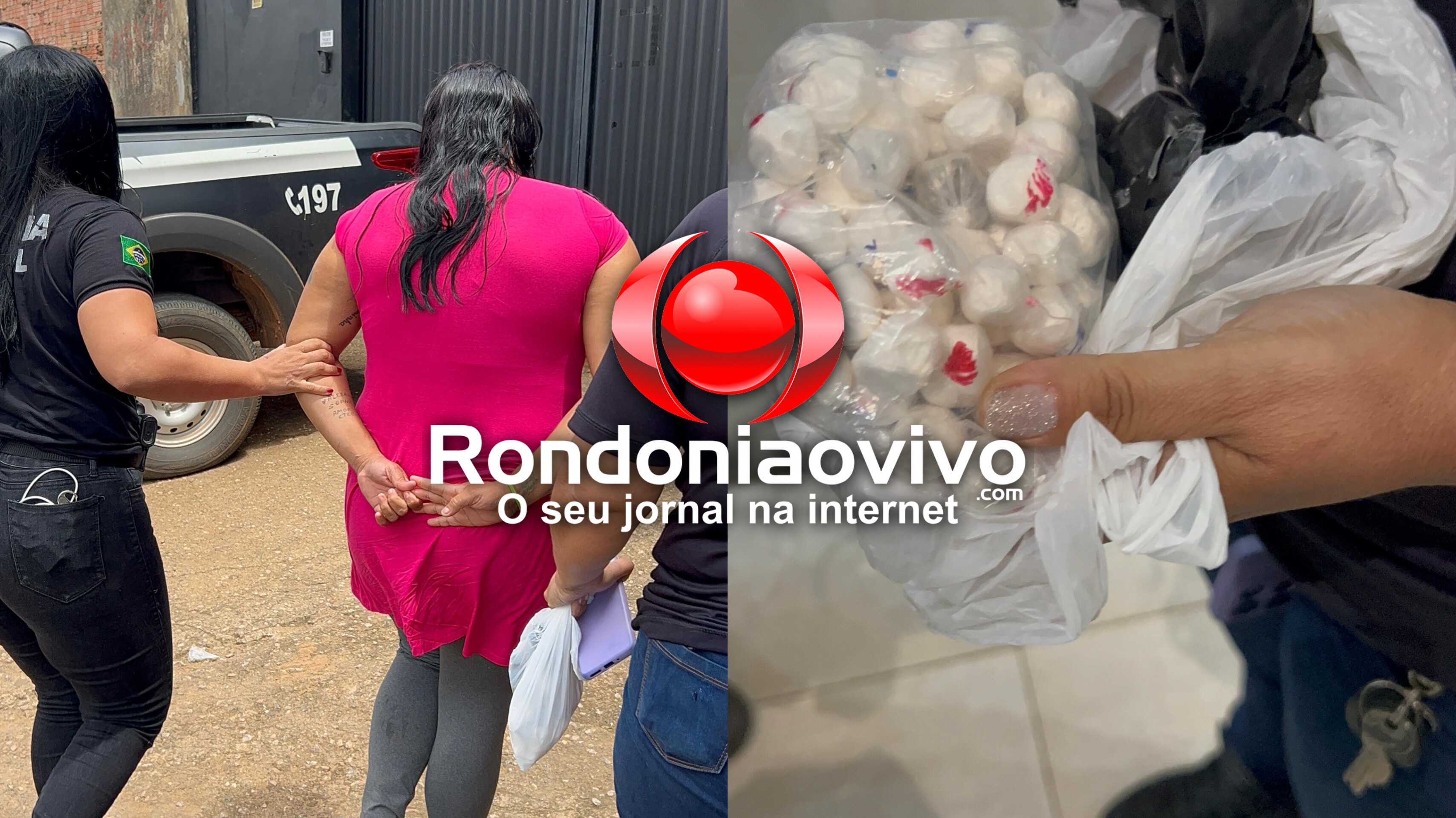 VEJA VÍDEO: Mulher é flagrada com 63 porções de drogas no @nus em penitenciária