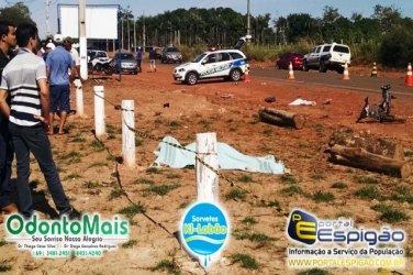 ESPIGÃO DO OESTE - Idoso morre atropelado por caminhonete 