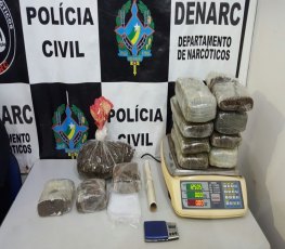 DENARC - Irmãos são presos com 15 kg de maconha no Nacional