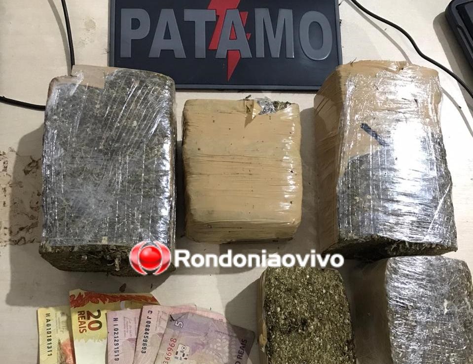 TRÁFICO: Batalhão de Choque prende traficante com dois quilos de droga após abordagem