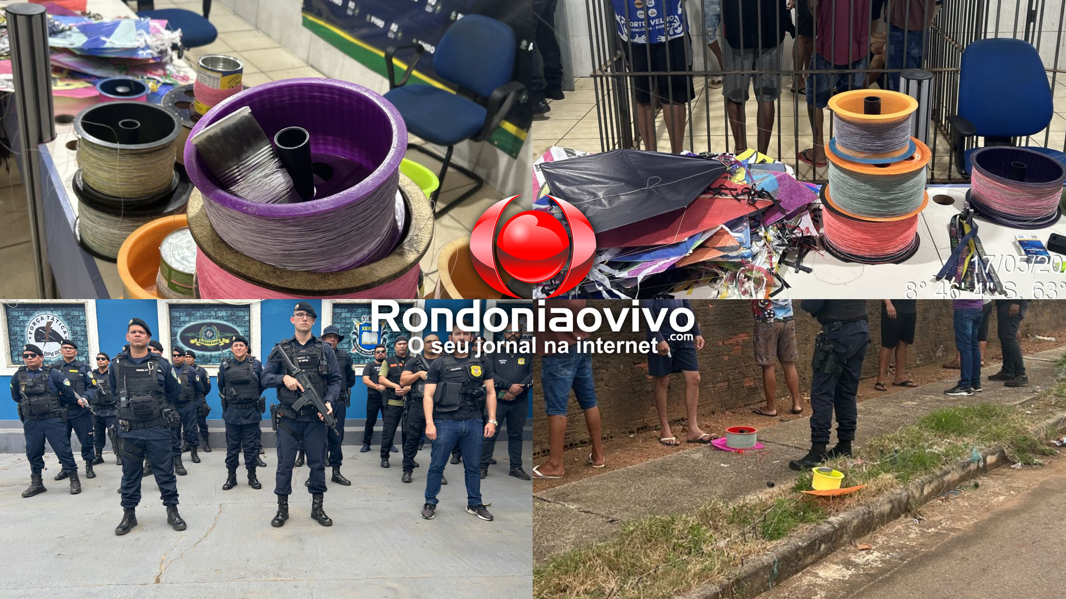 CORTANTES: Operação Céu Limpo combate uso de cerol e linha chilena na capital