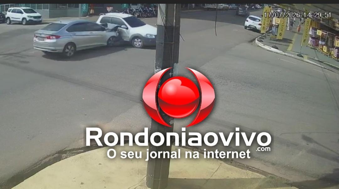 VEJA: Vídeo mostra grave batida entre veículos na 7 de Setembro