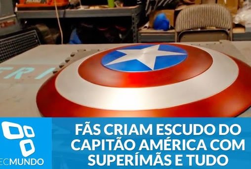 Fãs criam escudo do Capitão América com superímãs e tudo