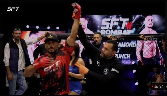 VENCEDOR: Lutador rondoniense ganha luta no maior evento de MMA da América Latina