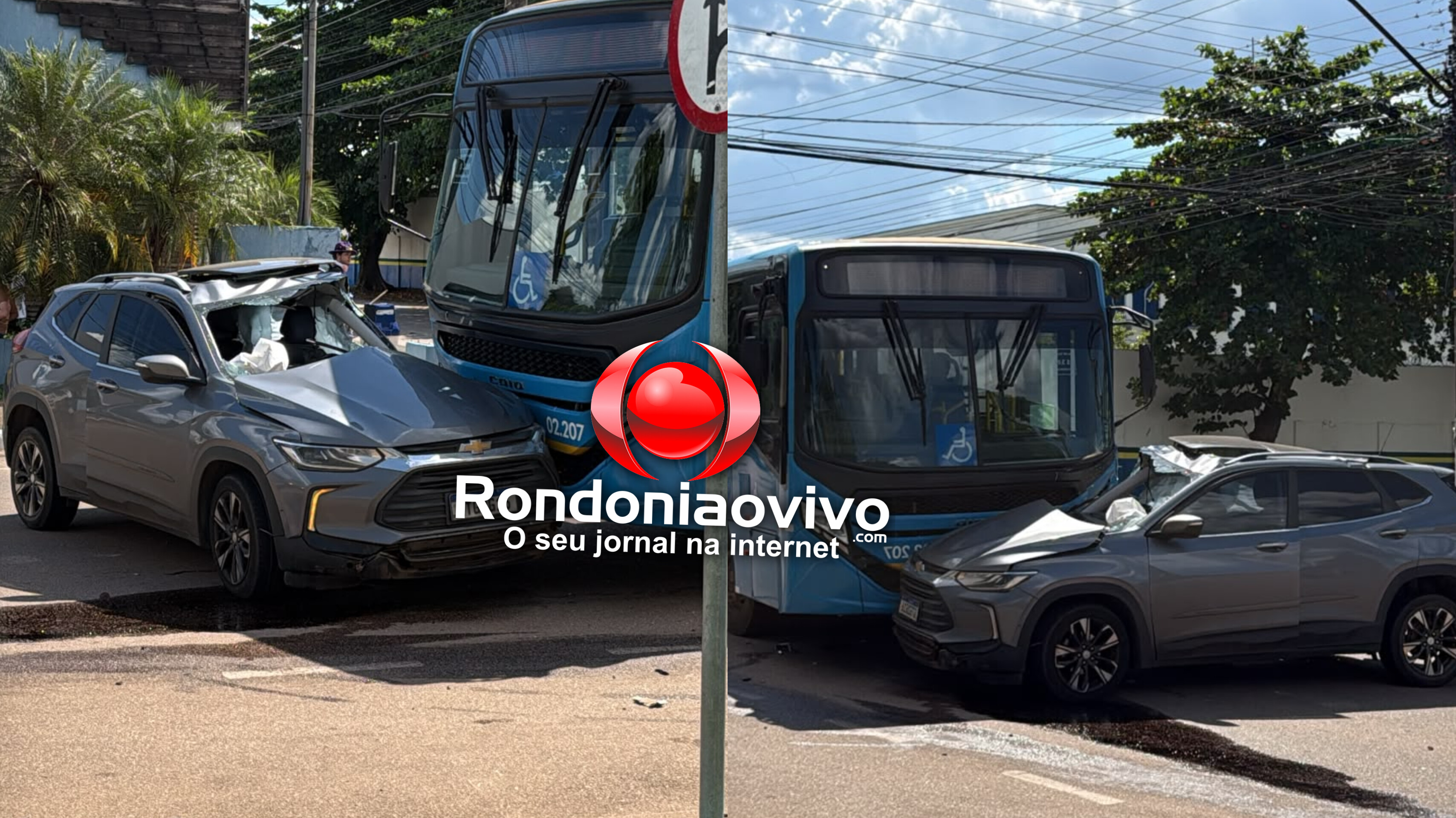 URGENTE: Grave acidente entre ônibus e carro deixa feridos na Avenida Farquar