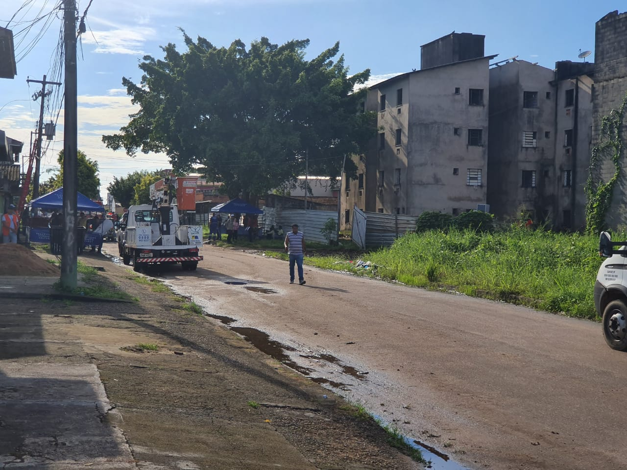 MANDADO:  PM cumpre reintegração de posse em condomínio na capital; vídeo