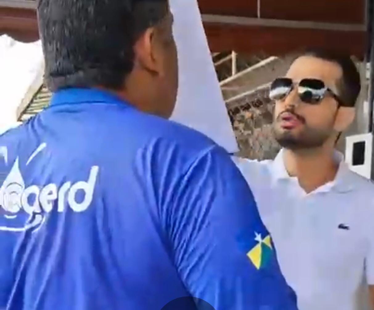 COVARDIA: Servidor da Caerd é agredido durante corte de água em padaria 