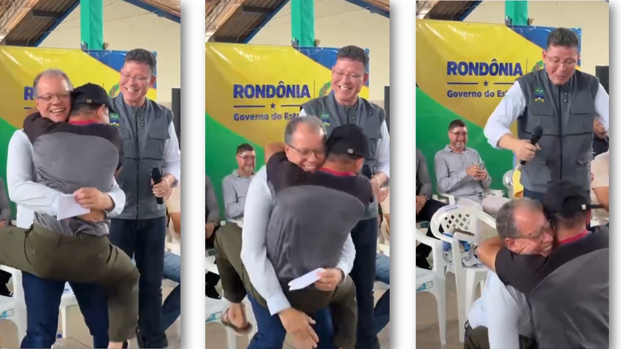 EM COLORADO DO OESTE: Situação inusitada marca evento do Governo do Estado 