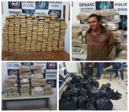 Denarc prende foragido com cerca de 200 kg de maconha em sítio na capital