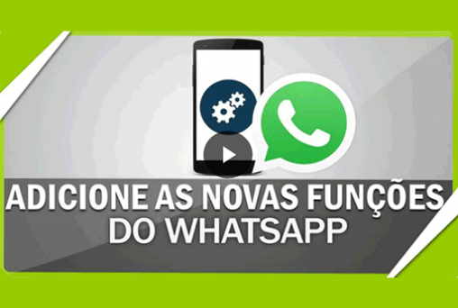 Como adicionar as novas funções do WhatsApp