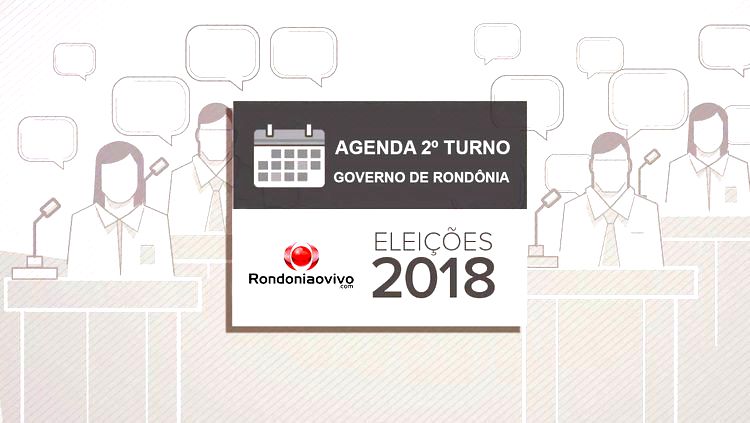 CORRIDA GOVERNAMENTAL : Confira a agenda dos candidatos ao Governo de RO desta quarta, 17