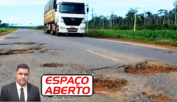 ESPAÇO ABERTO: Perigo e vergonha estão presentes no dia a dia das BRs-364 e 319