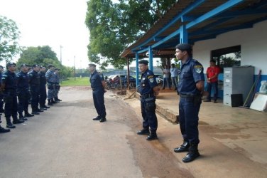 Polícia Militar em Jaru realiza Formatura Geral alusiva ao 39º aniversário da PM/RO