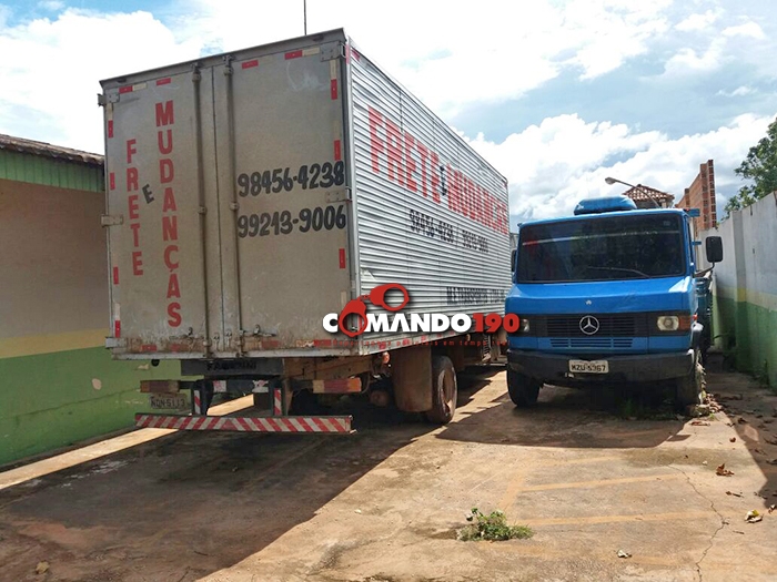 PM recupera  caminhões roubados em Porto Velho