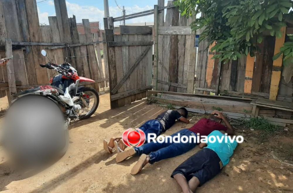 QUADRILHA: Polícia prende bando suspeito de roubar e clonar motocicletas na capital