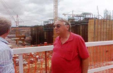 PADRE FRANCO – Enquanto funcionários fazem greve, prefeito de Cacoal passeia nas obras da Usina Santo Antônio