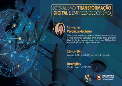 9º PRÊMIO: MP vai promover palestra sobre Jornalismo e Transformação Digital