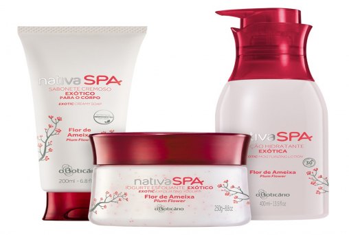 Nova linha Nativa SPA traz o delicado toque da Flor de Ameixa