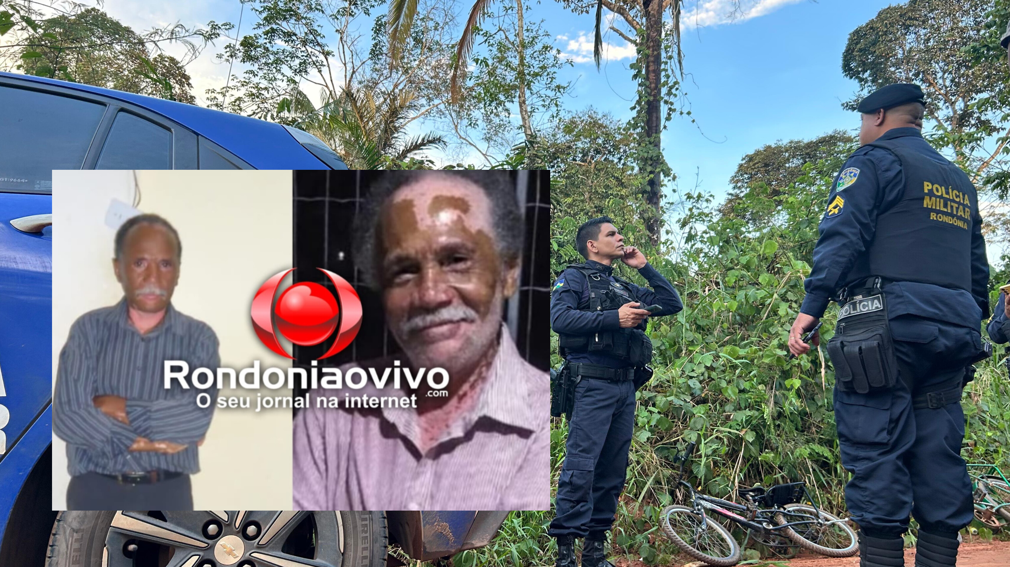 URGENTE: Idoso que estava desaparecido é encontrado morto em matagal