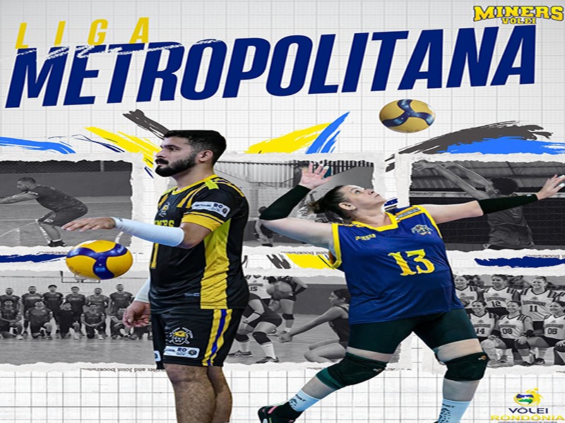 VÔLEI: Miners Vôlei participa da Liga Metropolitana nesse final de semana 