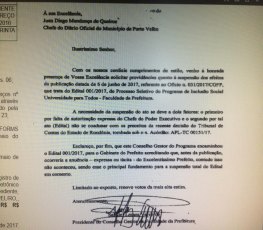 NOTA DE ESCLARECIMENTO - Faculdade da Prefeitura