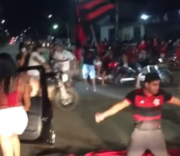 DESRESPEITO À VIDA: Flamenguistas aglomeram em ruas de Porto Velho após título nacional 