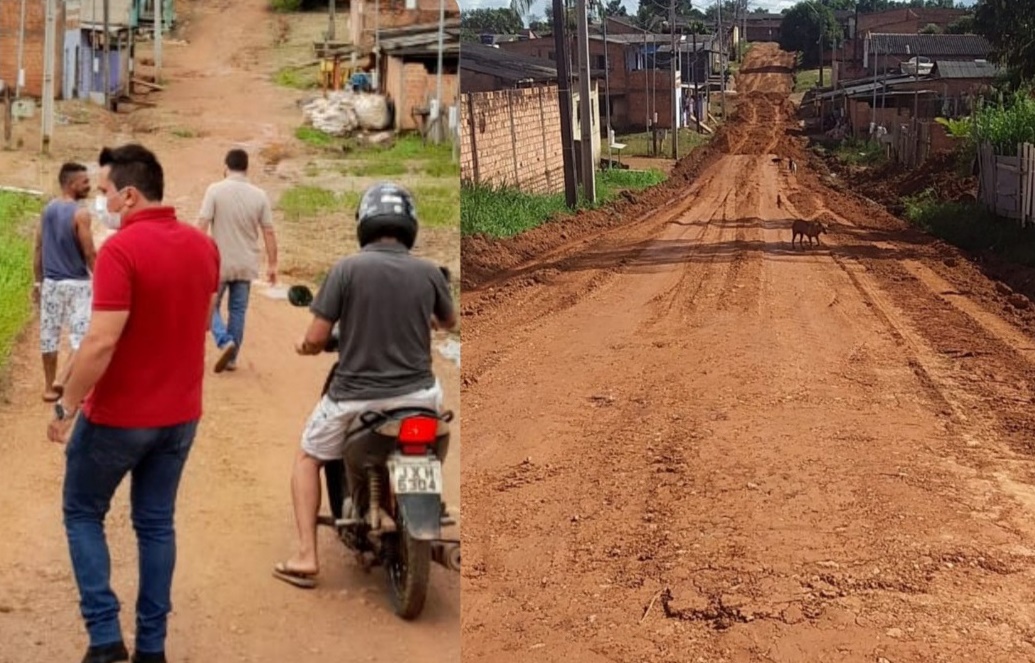 VEREADOR: Edimilson Dourado acompanha atendimento de seus pedidos no Bairro Cidade Nova