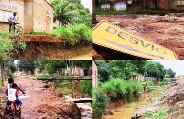 Obra inacabada deixa moradores do bairro Esperança da Comunidade ilhados – Confira fotos e vídeo