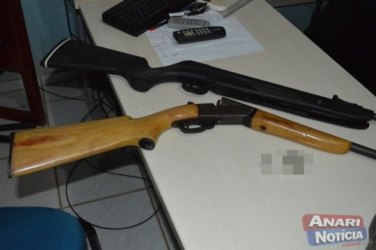 Polícia Ambiental apreende duas armas de fogo em abordagem