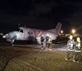 Avião da FAB bate em capivara e faz pouso forçado