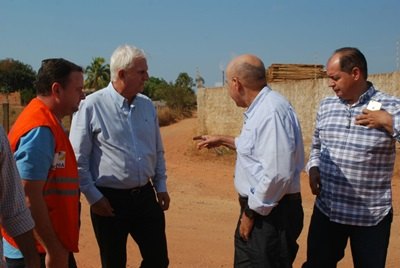 Deputado Airton e governador vistoriam obras em Ji-Paraná
