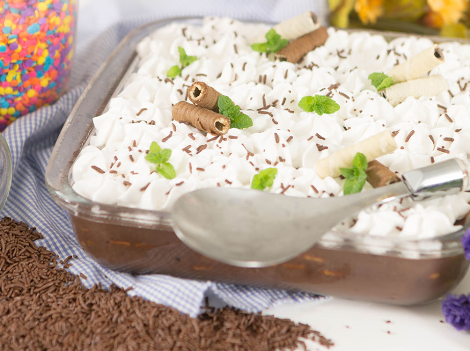 DESEJO: Pavê de Brigadeiro é uma sobremesa fácil de preparar e todos gostam