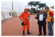 ENCHENTE - Ouvidor Geral do Estado visita famílias desabrigadas no Parque de Exposição na Capital