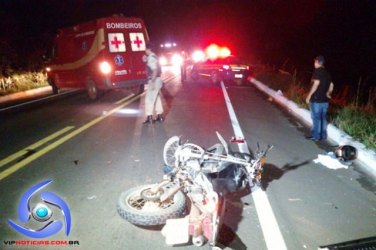 Motociclista sofre grave acidente na BR 364