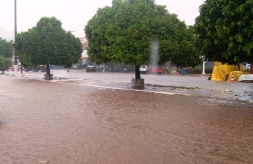 Empresários da avenida Nações Unidas culpam Semob por alagação - Fotos