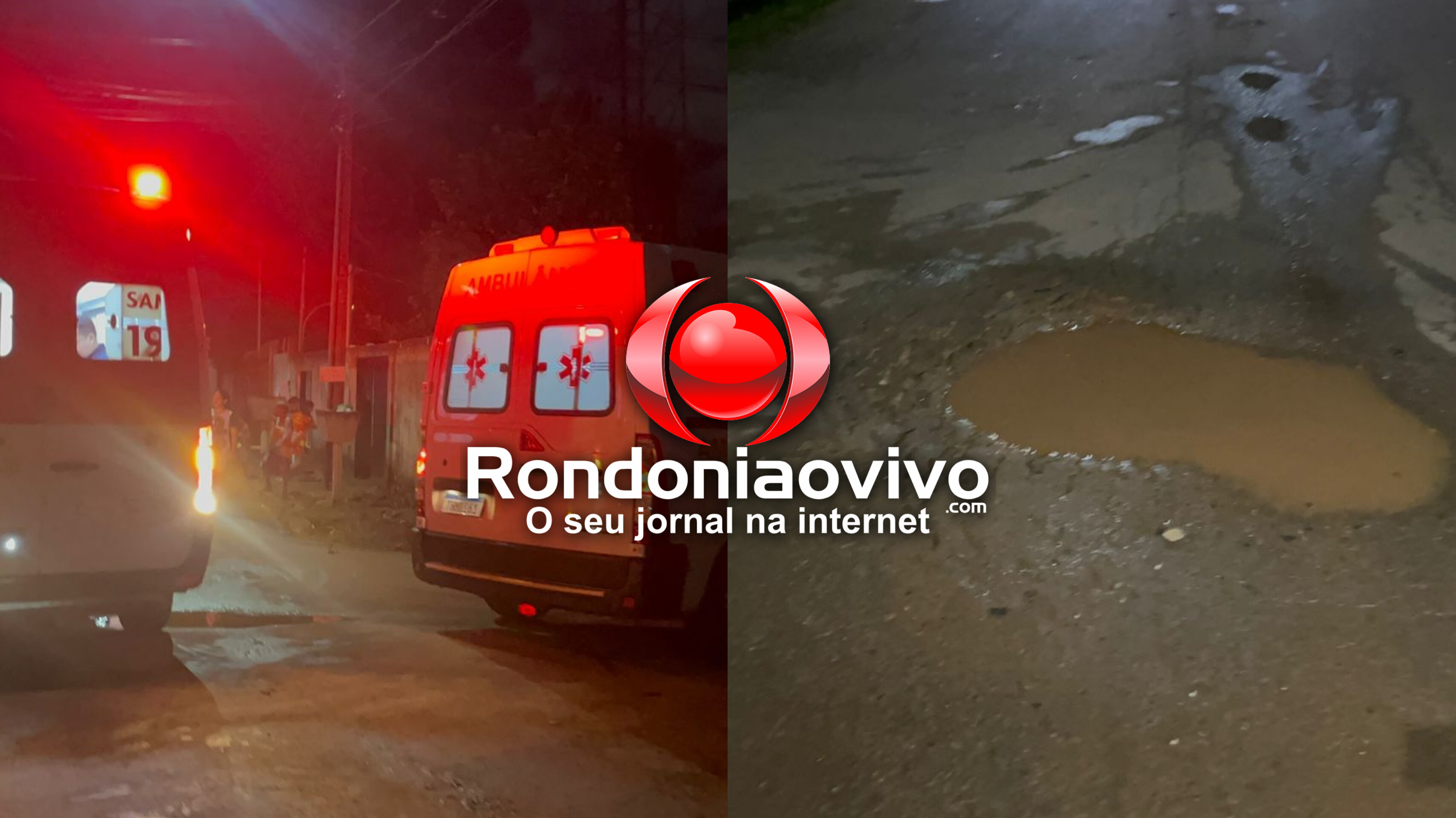 DE FRENTE: Casal fica ferido em colisão frontal após motorista tentar desviar de buraco