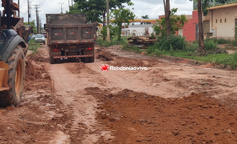 INACABADA: Após anos de abandono, obra de saneamento da Mamoré e soterrada