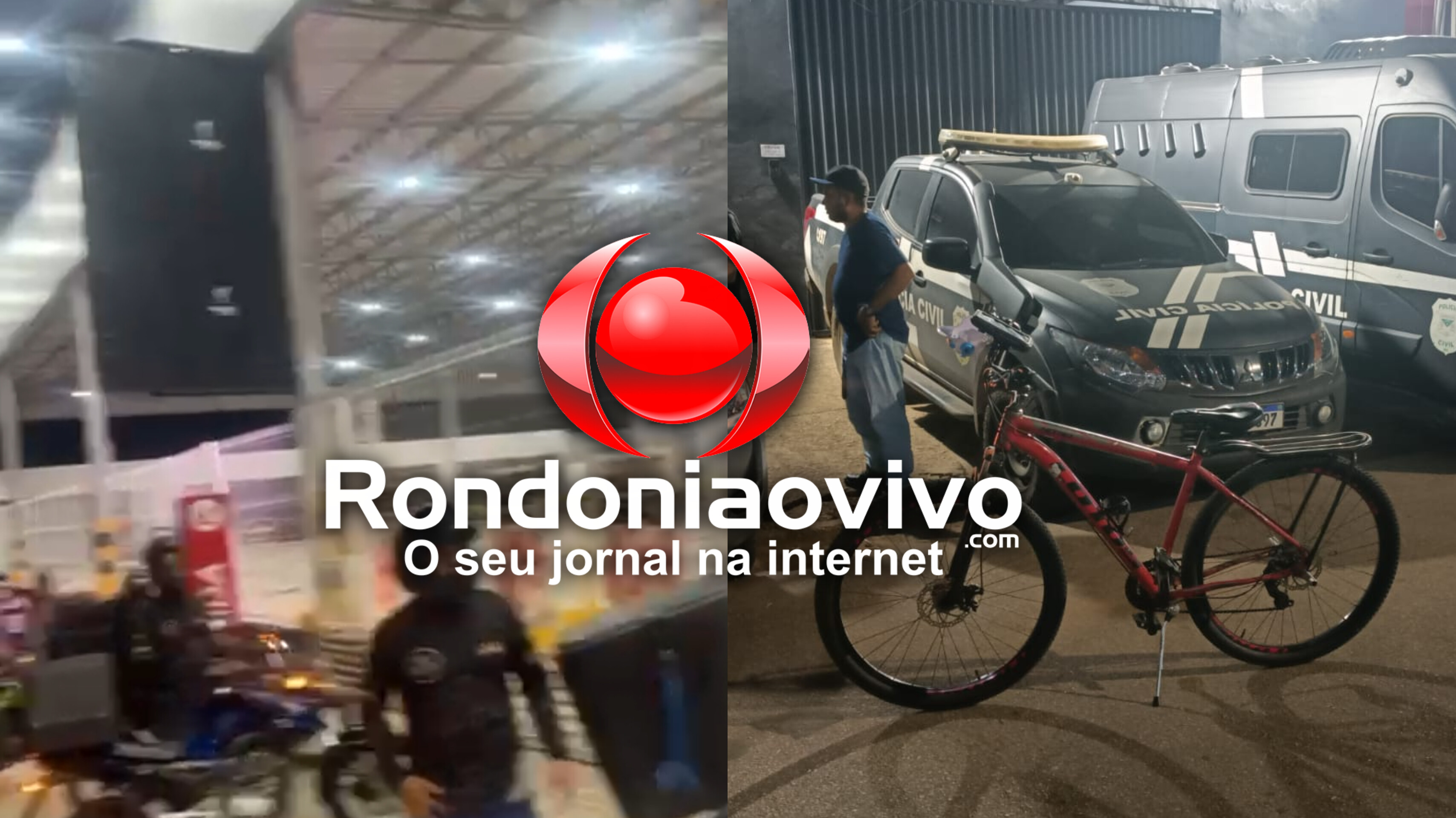 VÍDEO: Bicicleta furtada de entregador é recuperada no estacionamento do Meta 21