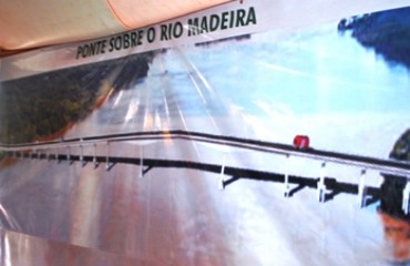 Vice-presidente da empresa que irá construir ponte do rio Madeira afirma que em dois anos e meio obra estará concluída – Fotos e vídeo