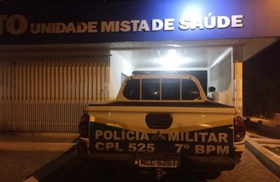 Jovem é hospitalizado ao sofrer tentativa de homicídio