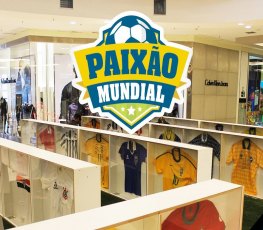 Paixão Mundial permanece em exposição no Shopping  